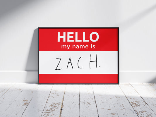 My Name Is Poster - A fun, empowering name poster kids can make their own